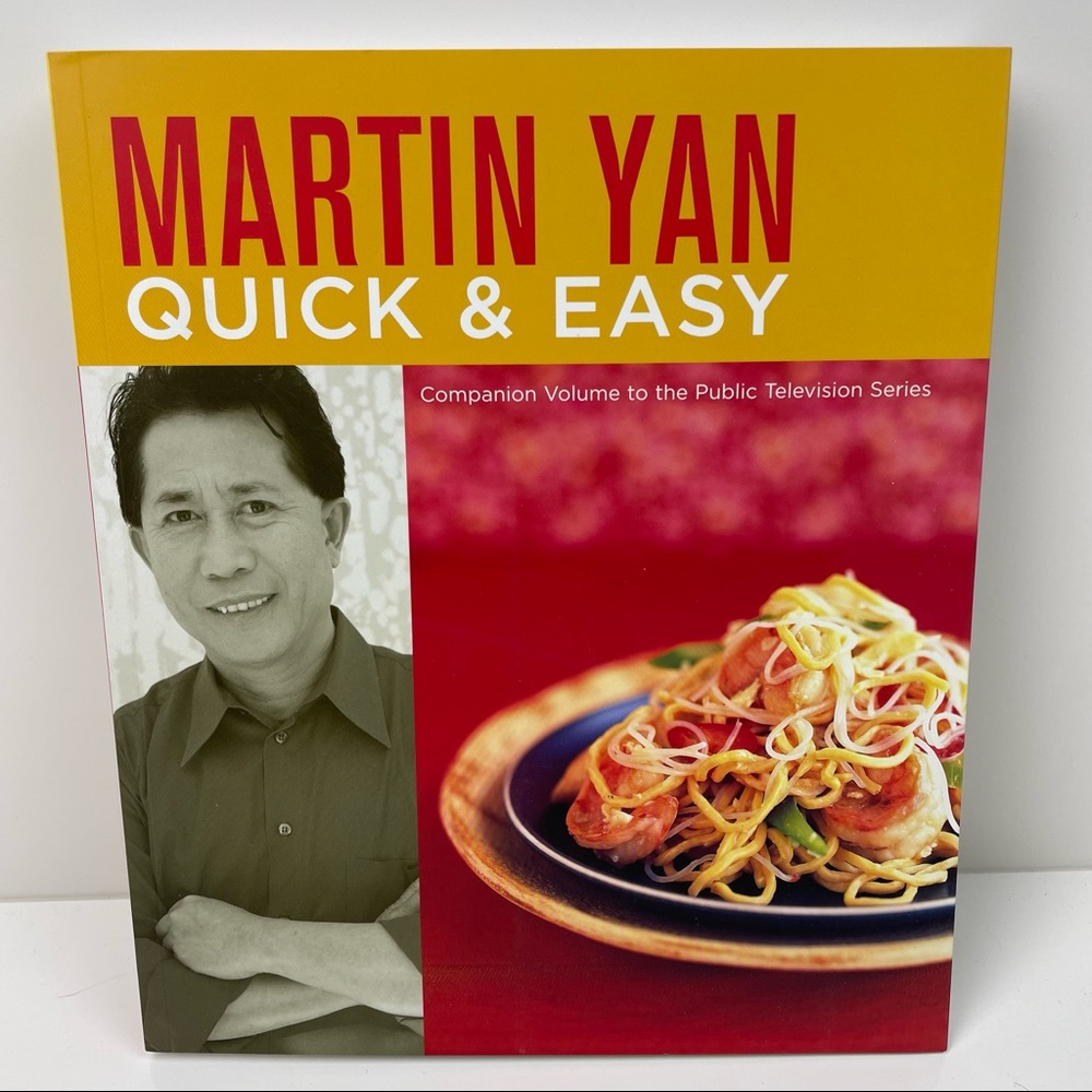 Martin Yan Quick and Easy Cookbook Autograph